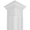 Ekena Millwork Craftsman Classic Square Non-Tapered Nouveau Fretwork Column w/ Crown Capital & Crown Base CC1008ENNVUCRCR - alternate 2